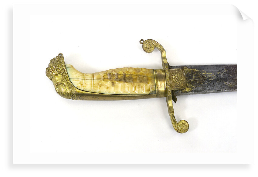 Curved bladed dirk by unknown