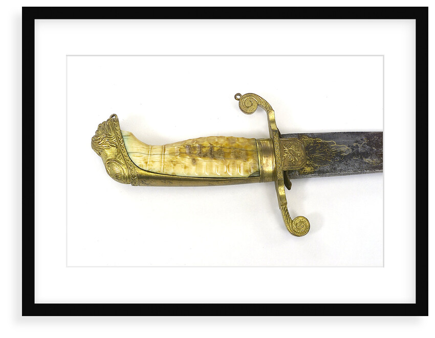 Curved bladed dirk by unknown