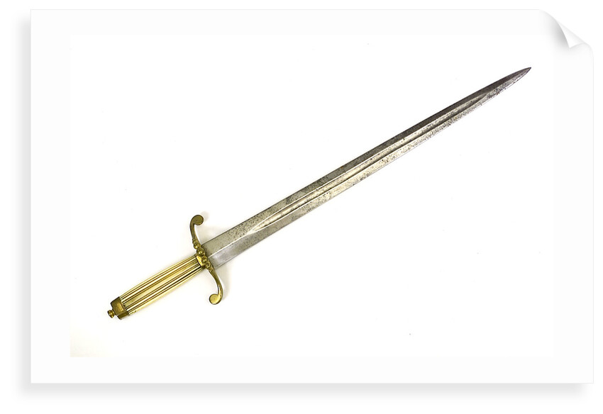 Straight bladed dirk by unknown