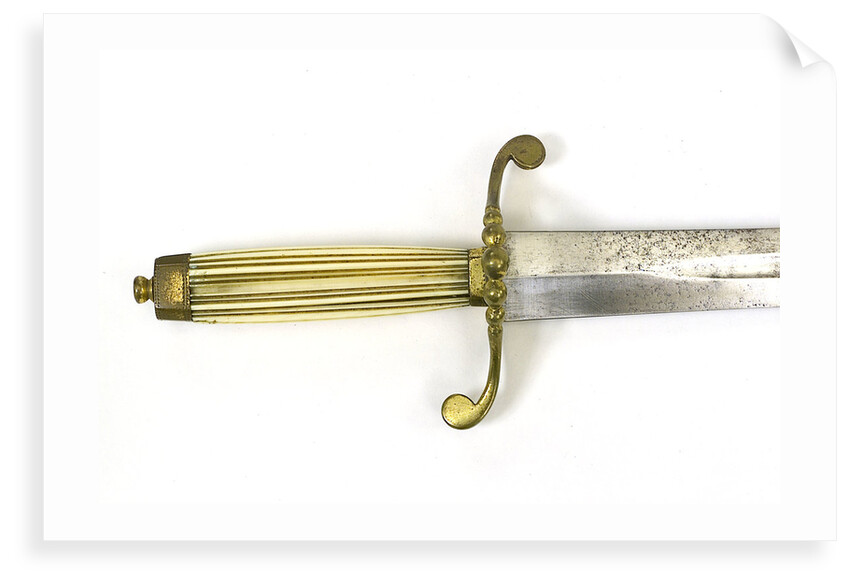 Straight bladed dirk by unknown