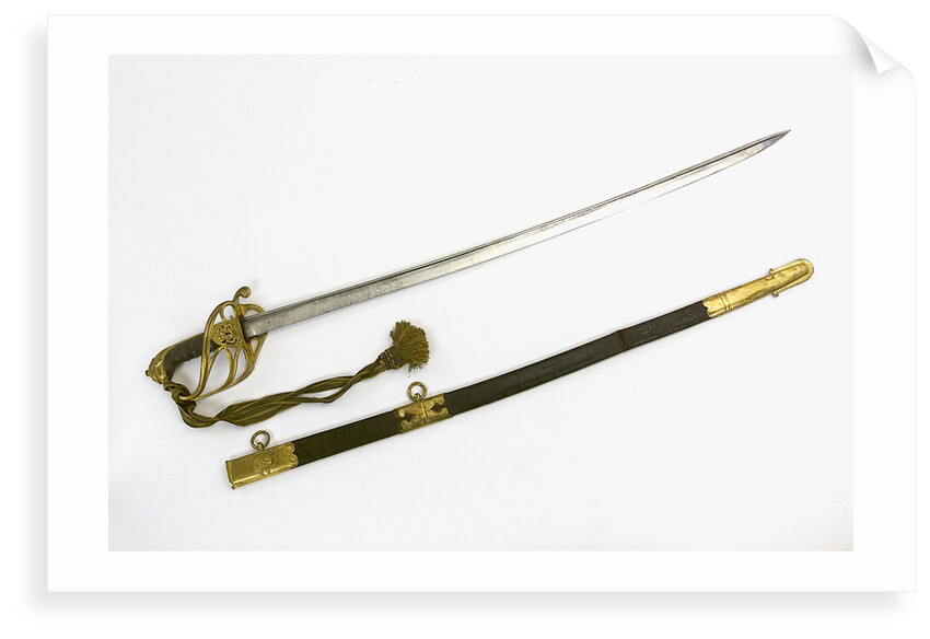 Half-basket hilted Army sword by Hebbert & Hume