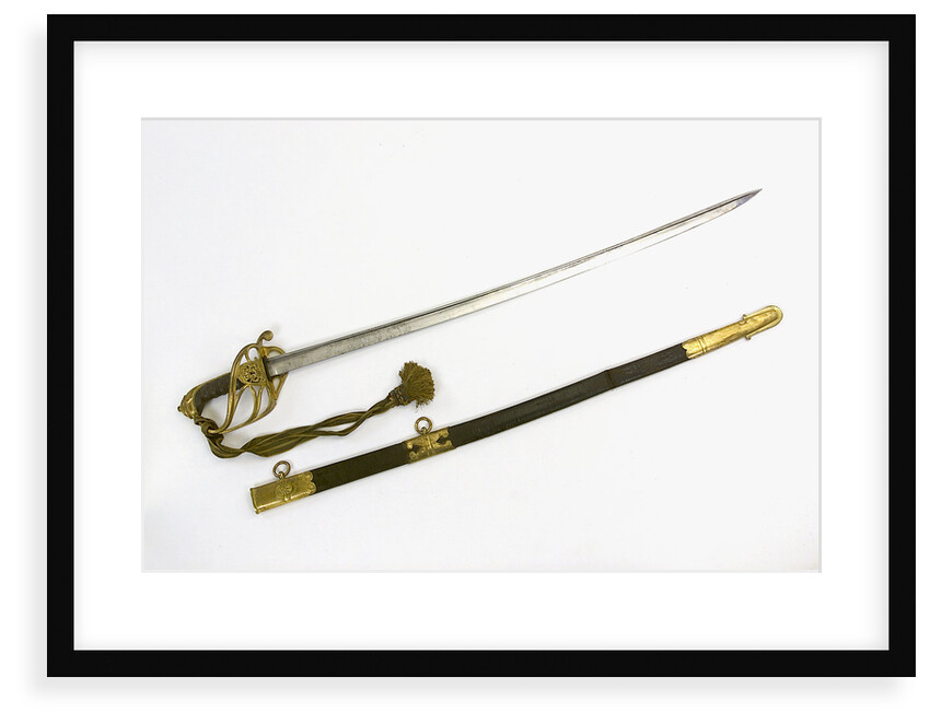 Half-basket hilted Army sword by Hebbert & Hume