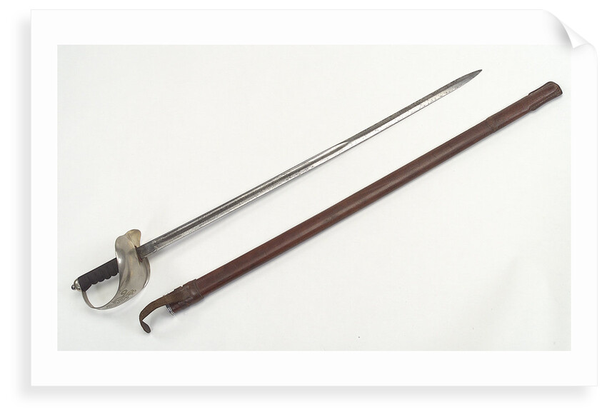 Steel hilted sword by H. H. Taylor