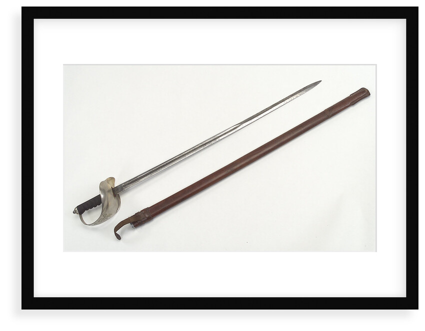 Steel hilted sword by H. H. Taylor