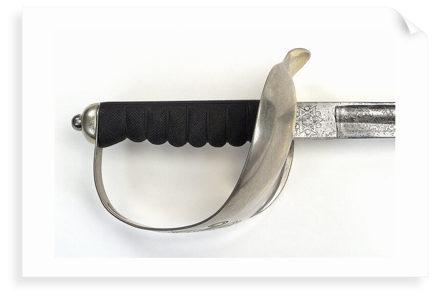 Steel hilted sword by H. H. Taylor