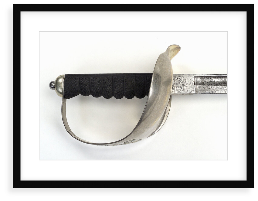 Steel hilted sword by H. H. Taylor