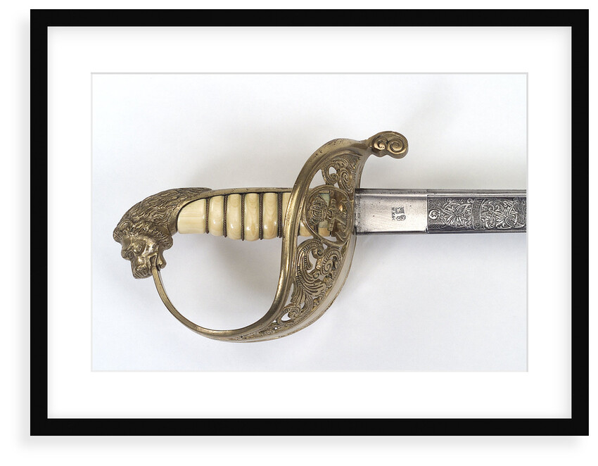 Hilt of Dutch naval officer's sword by Weyersburg