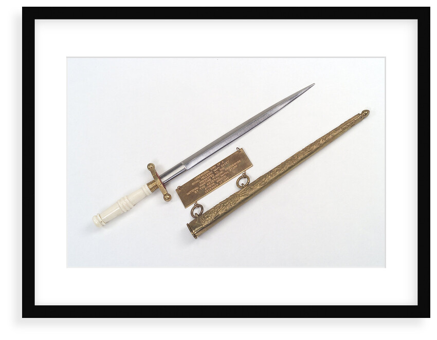 Greek ceremonial dirk by unknown