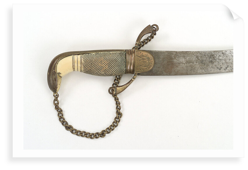 Curved bladed dirk by W. George