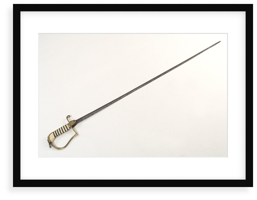 Stirrup hilted dress sword by unknown