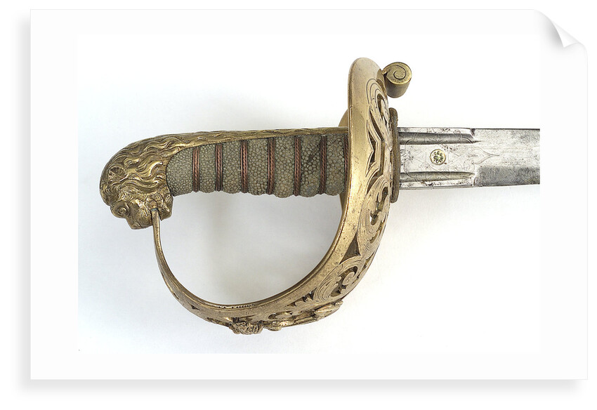 Pierced half-basket hilted sword by Batten & Adams
