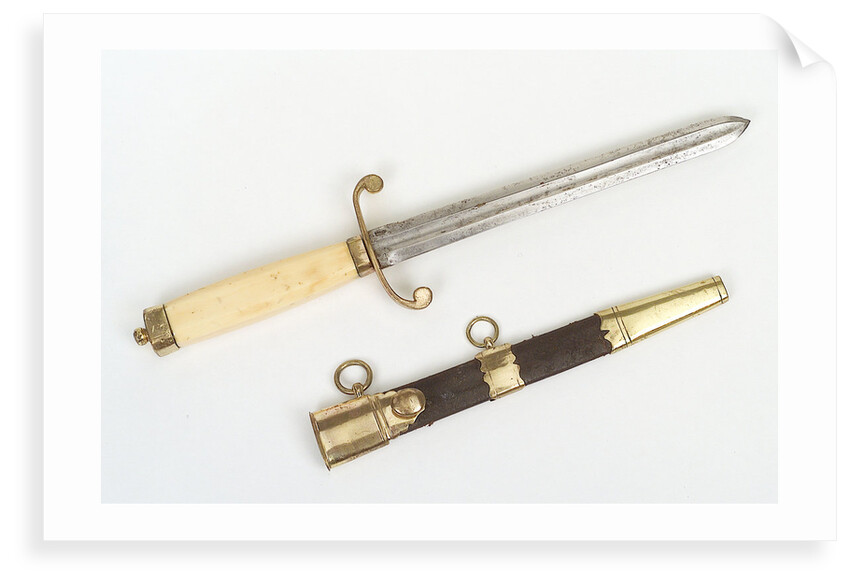 Straight-bladed dirk by Gibbins