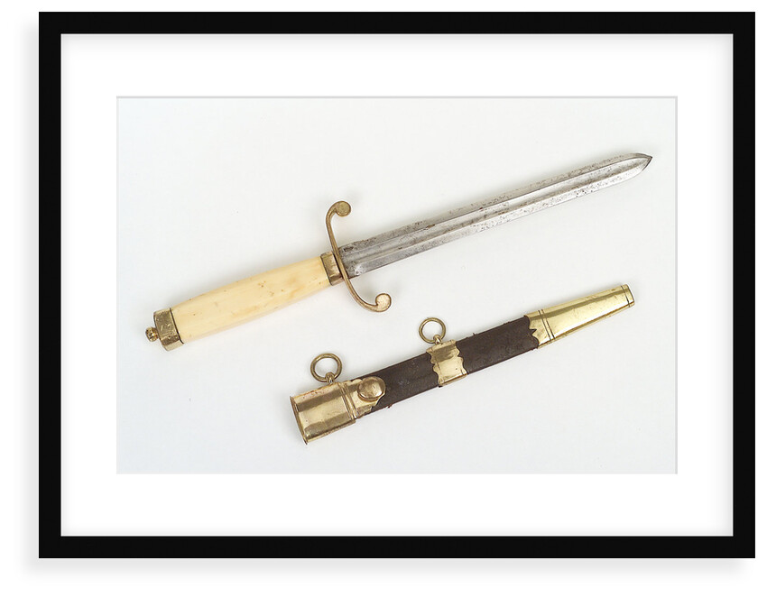 Straight-bladed dirk by Gibbins