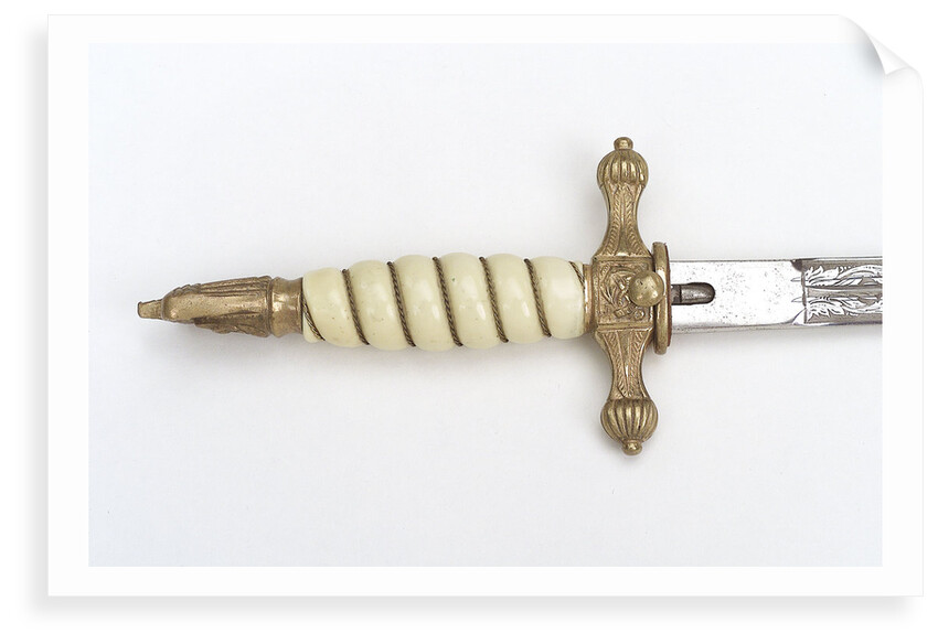 Hilt of German dirk by E. & F. Horster