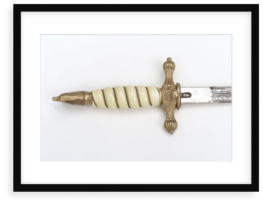 Hilt of German dirk by E. & F. Horster