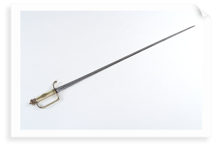 Side-ring stirrup guard sword by unknown