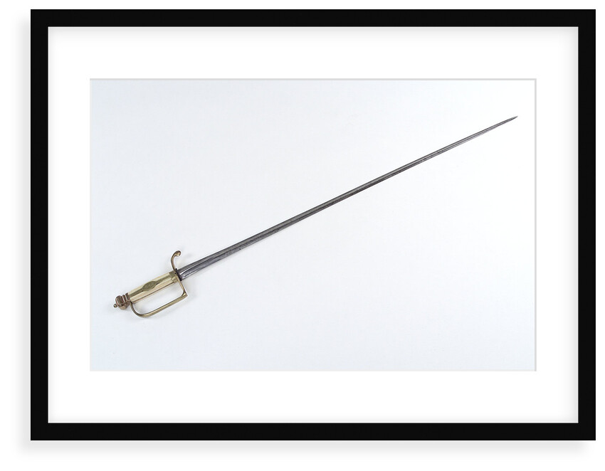 Side-ring stirrup guard sword by unknown