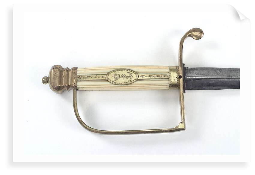 Side-ring stirrup guard sword by Unknown