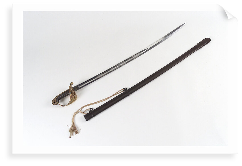 Solid half-basket hilted sword by Henry Wilkinson
