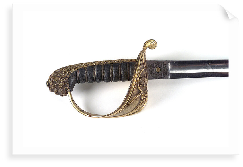 Solid half-basket hilted sword by Henry Wilkinson