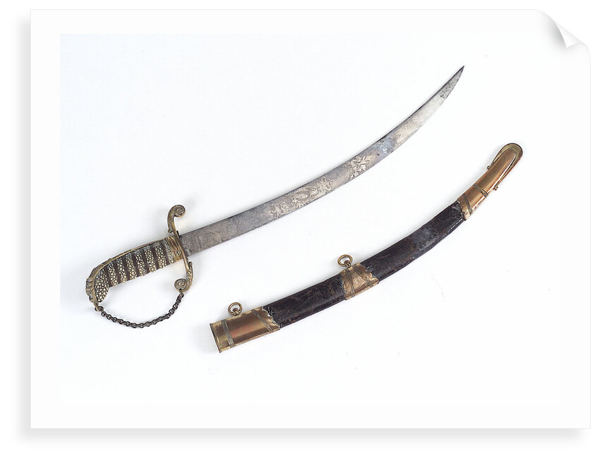 Curved bladed dirk by unknown