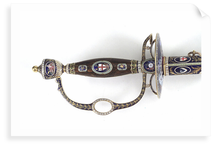 Presentation small-sword which belonged to Rear-Admiral John Macbride (d.1800) by James Morisset