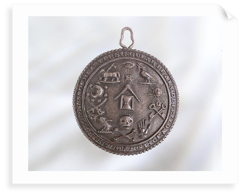 Masonic badge - reverse by unknown