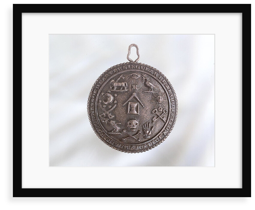 Masonic badge - reverse by unknown
