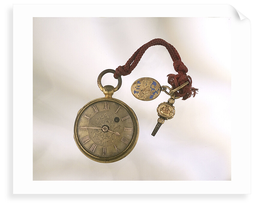 Pocket watch in 18ct gold case by Gregson