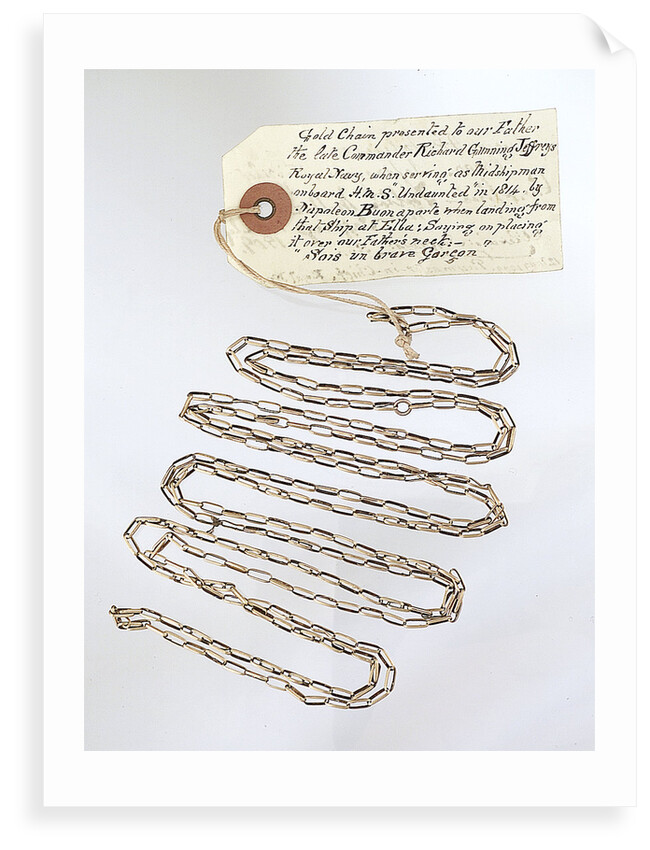 Gold double-link chain by unknown