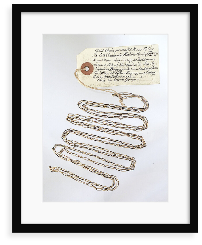 Gold double-link chain by unknown
