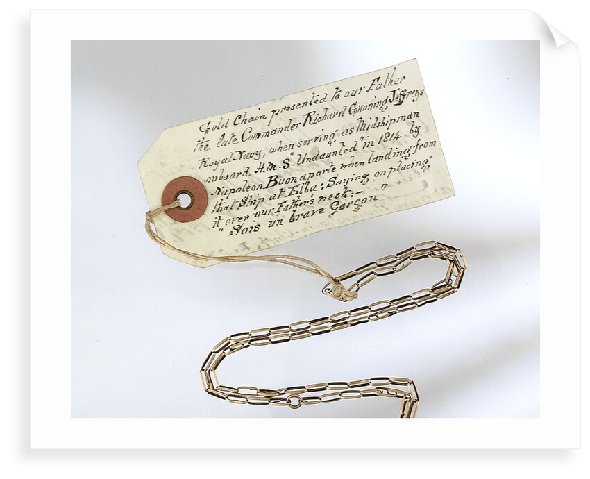 Gold double-link chain by unknown
