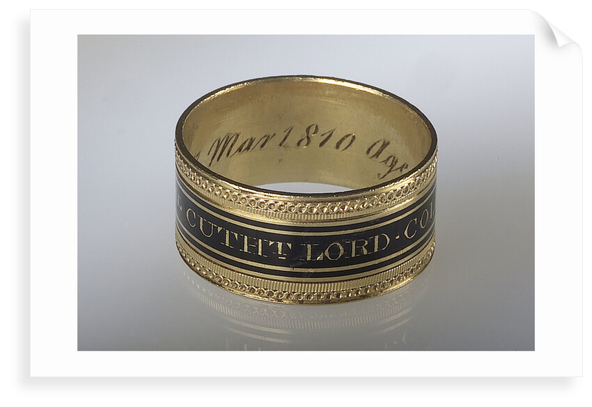 Mourning ring by H.W.