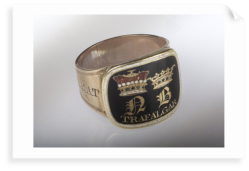 Gold mourning ring commemorating Vice-Admiral Horatio Nelson (1758-1805) by John Salter