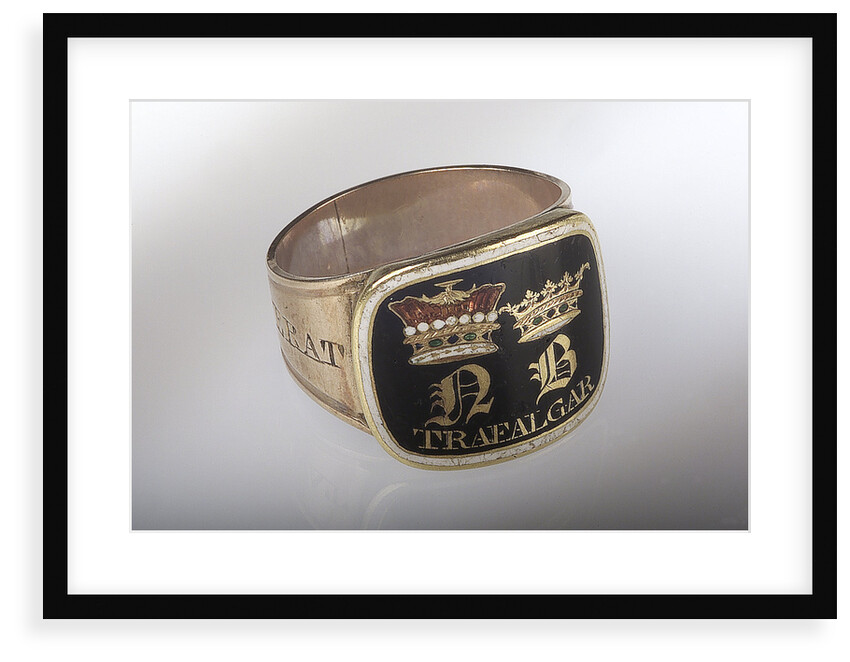 Gold mourning ring commemorating Vice-Admiral Horatio Nelson (1758-1805) by John Salter