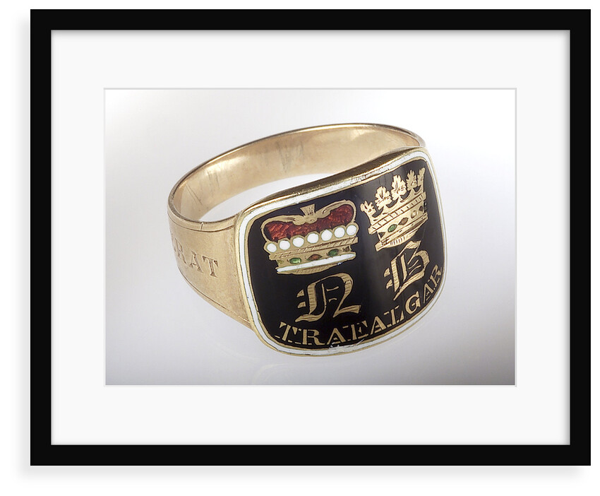 Gold mourning ring commemorating Vice-Admiral Horatio Nelson (1758-1805) by John Salter