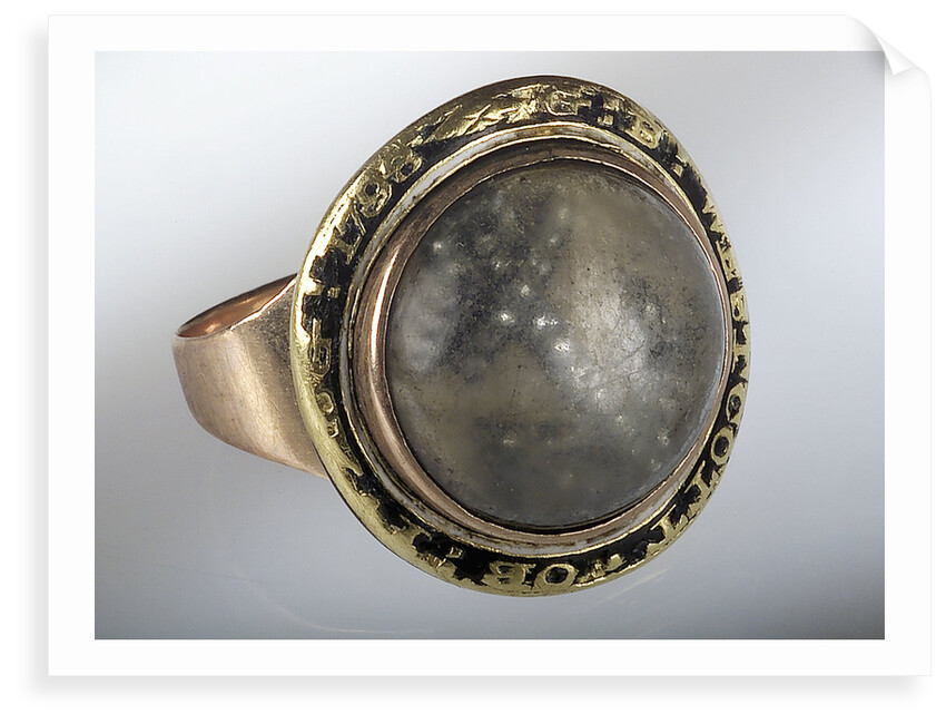 Mourning ring by unknown