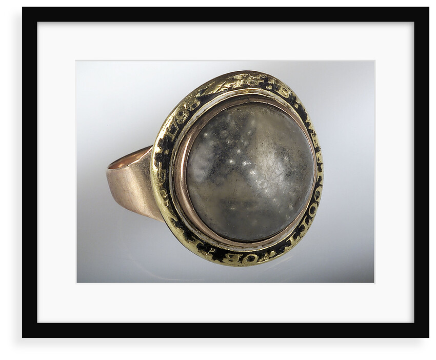 Mourning ring by unknown