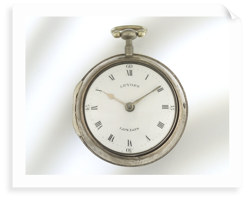 Watch in silver pair case by Thomas Leyden