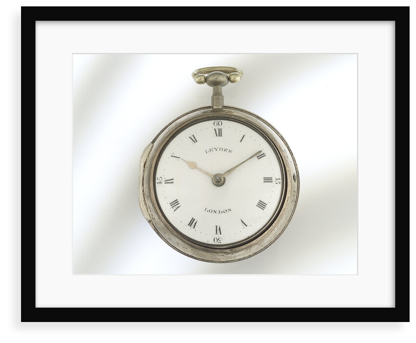 Watch in silver pair case by Thomas Leyden