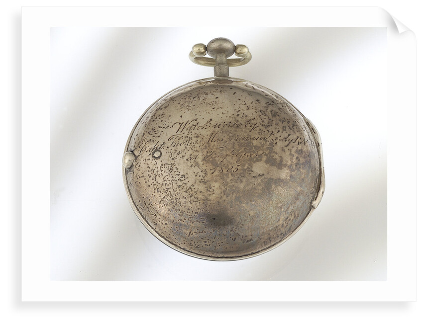 Watch in silver pair case - reverse by Thomas Leyden