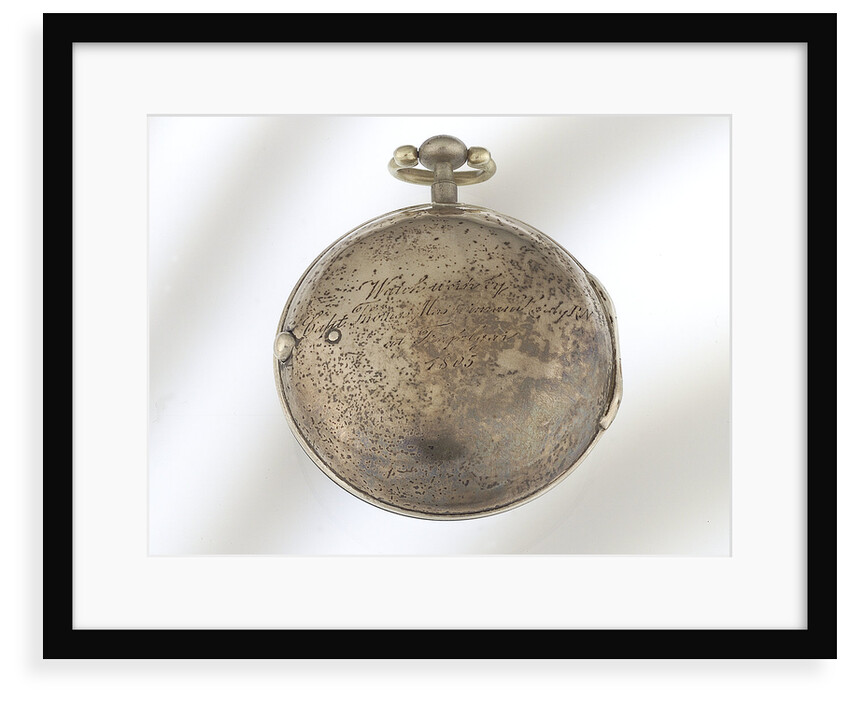 Watch in silver pair case - reverse by Thomas Leyden