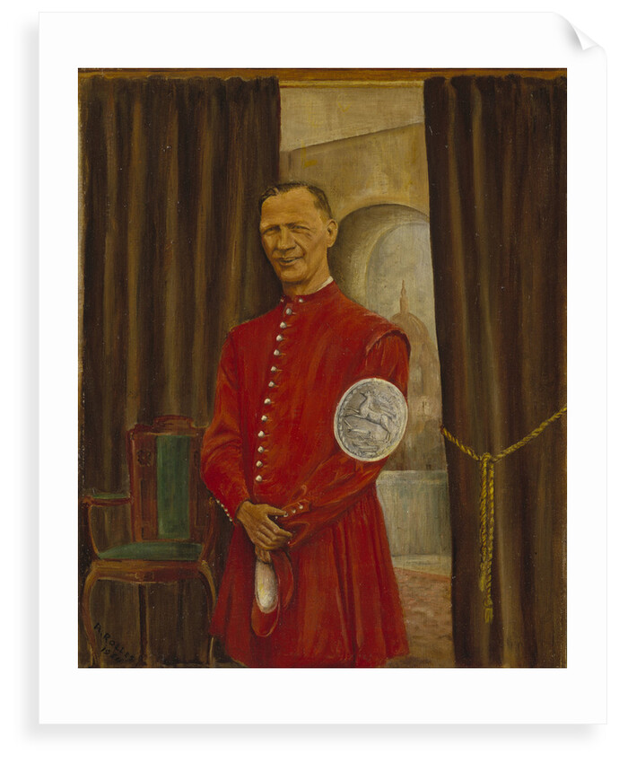 Mr Henry Hayes in his doggett coat with arm badge by S.