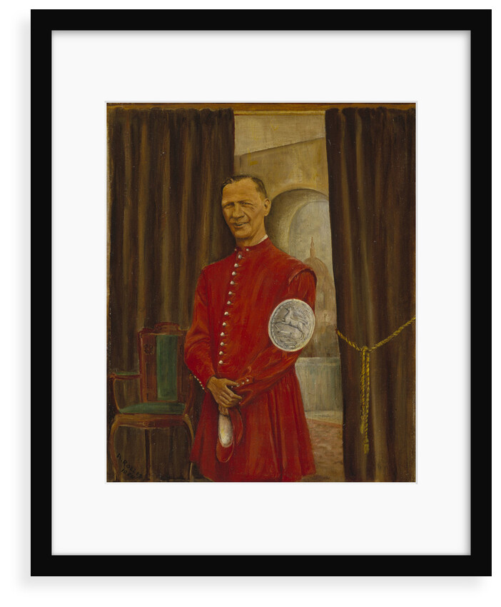 Mr Henry Hayes in his doggett coat with arm badge by S.