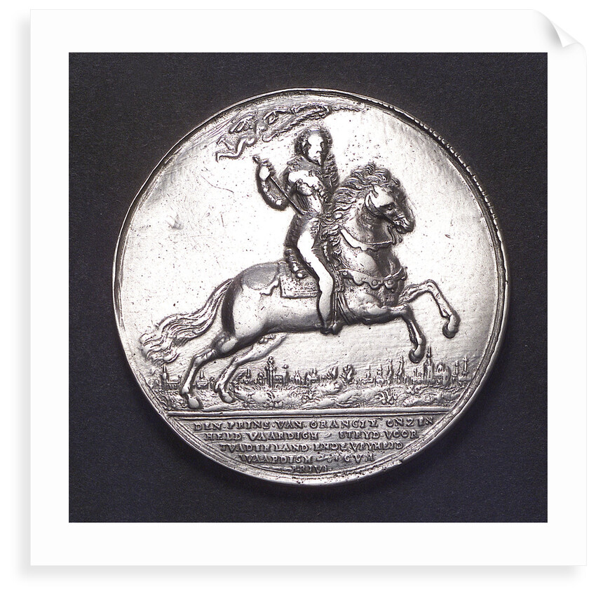 Medal commemorating the Spanish fleet captured at the Slaak, 1631; obverse by A. van der Wilge
