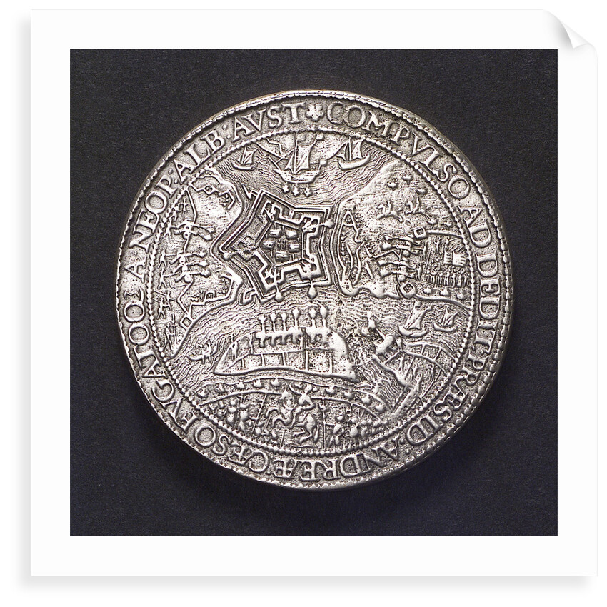 Medal commemorating the Battle of Nieuport, 1600; obverse by Unknown