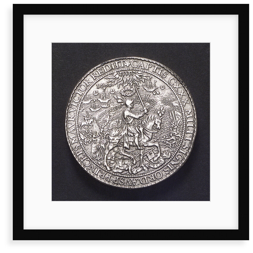 Medal commemorating the Battle of Nieuport, 1600; reverse by unknown