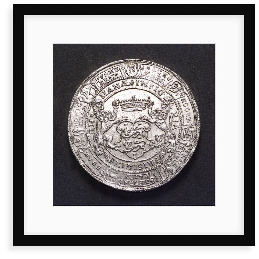 Medal commemorating sea trade revived, 1596; reverse by unknown
