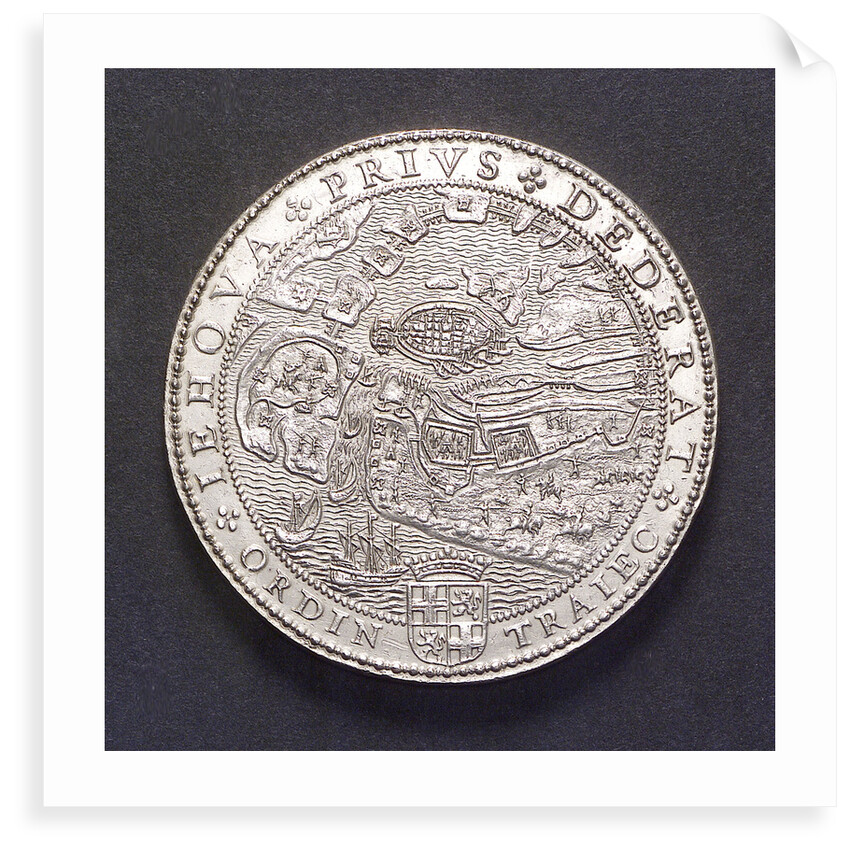 Medal commemorating the defence of Sluys and Ostend, 1603; obverse by unknown