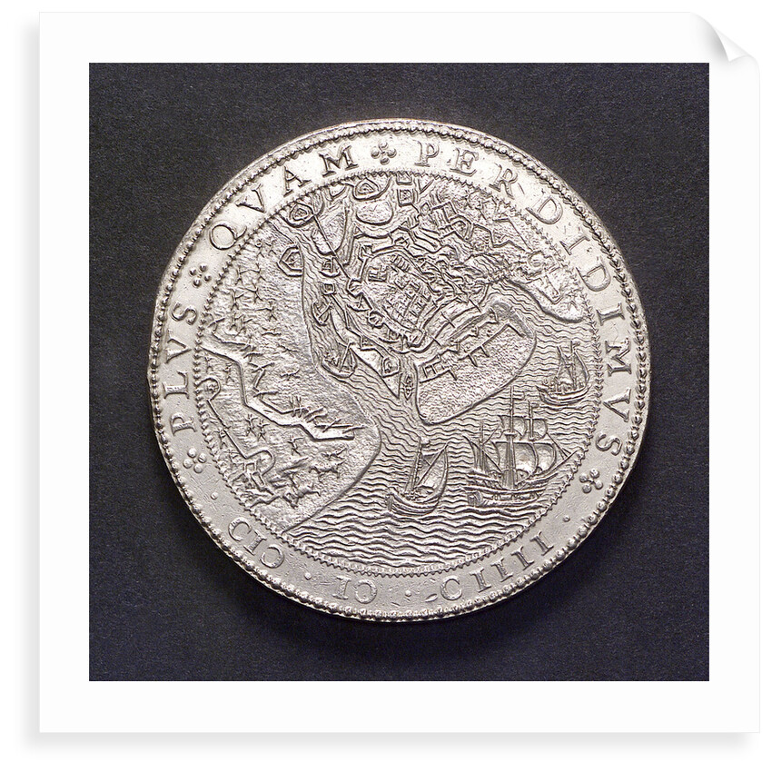 Medal commemorating the defence of Sluys and Ostend, 1603; reverse by unknown